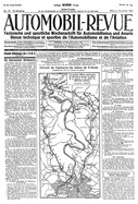 Titelblatt der Nummer 45 von Automobil-Revue Zeitungen 1920