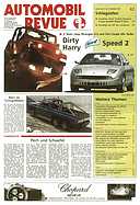 Titelblatt der Nummer 42 von Automobil-Revue Zeitungen 1997
