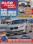 Titelblatt der Nummer 4 von auto motor und sport 2009