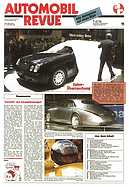 Titelblatt der Nummer 11 von Automobil-Revue Zeitungen 1993