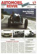 Titelblatt der Nummer 29 von Automobil-Revue Zeitungen 1993