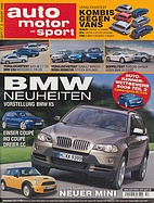 Titelblatt der Nummer 17 von auto motor und sport 2006