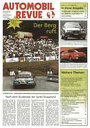 Titelblatt der Nummer 32 von Automobil-Revue Zeitungen 1996