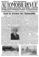 Titelblatt der Nummer 24 von Automobil-Revue Zeitungen 1928