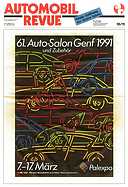 Titelblatt der Nummer 11 von Automobil-Revue Zeitungen 1991