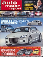 Titelblatt der Nummer 22 von auto motor und sport 2005