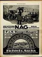 Titelblatt der Nummer 16 von Der Motorfahrer 1914