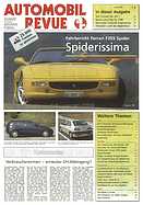 Titelblatt der Nummer 19 von Automobil-Revue Zeitungen 1995