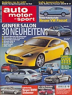 Titelblatt der Nummer 6 von auto motor und sport 2005