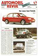 Titelblatt der Nummer 14 von Automobil-Revue Zeitungen 1991