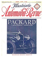 Titelblatt der Nummer 1 von Illustrierte Automobil-Revue 1925