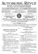 Titelblatt der Nummer 11 von Automobil-Revue Zeitungen 1910