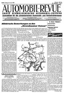 Titelblatt der Nummer 51 von Automobil-Revue Zeitungen 1939