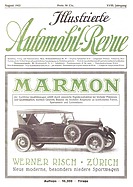 Titelblatt der Nummer 8 von Illustrierte Automobil-Revue 1922