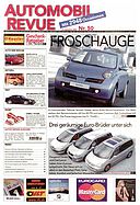 Titelblatt der Nummer 50 von Automobil-Revue Zeitungen 2002