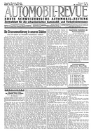 Titelblatt der Nummer 18 von Automobil-Revue Zeitungen 1932