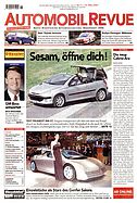 Titelblatt der Nummer 11 von Automobil-Revue Zeitungen 2001