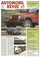 Titelblatt der Nummer 13 von Automobil-Revue Zeitungen 1996