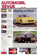 Titelblatt der Nummer 14 von Automobil-Revue Zeitungen 2002