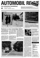 Titelblatt der Nummer 48 von Automobil-Revue Zeitungen 1978