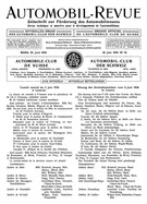 Titelblatt der Nummer 16 von Automobil-Revue Zeitungen 1910