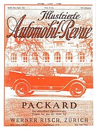 Titelblatt der Nummer Doppelausgabe 3/4 von Illustrierte Automobil-Revue 1923