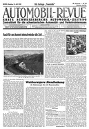 Titelblatt der Nummer 28 von Automobil-Revue Zeitungen 1942