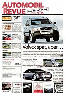Titelblatt der Nummer 35 von Automobil-Revue Zeitungen 2002
