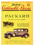 Titelblatt der Nummer 1 von Illustrierte Automobil-Revue 1929