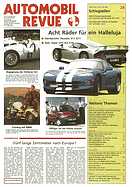 Titelblatt der Nummer 28 von Automobil-Revue Zeitungen 1997