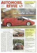 Titelblatt der Nummer 50 von Automobil-Revue Zeitungen 1995