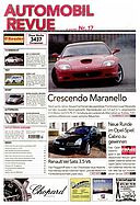 Titelblatt der Nummer 17 von Automobil-Revue Zeitungen 2002
