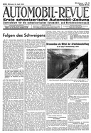 Titelblatt der Nummer 16 von Automobil-Revue Zeitungen 1943