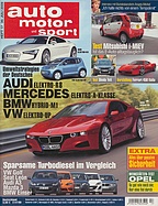 Titelblatt der Nummer 17 von auto motor und sport 2009