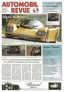 Titelblatt der Nummer 10 von Automobil-Revue Zeitungen 1997