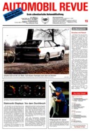 Titelblatt der Nummer 15 von Automobil-Revue Zeitungen 1981