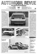 Titelblatt der Nummer 39 von Automobil-Revue Zeitungen 1981