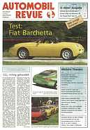 Titelblatt der Nummer 24 von Automobil-Revue Zeitungen 1995
