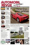 Titelblatt der Nummer 31 von Automobil-Revue Zeitungen 2002