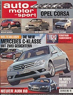 Titelblatt der Nummer 3 von auto motor und sport 2007