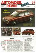 Titelblatt der Nummer 5 von Automobil-Revue Zeitungen 1993