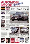 Titelblatt der Nummer 47 von Automobil-Revue Zeitungen 2002