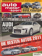 Titelblatt der Nummer 22 von auto motor und sport 2010