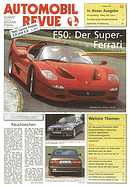 Titelblatt der Nummer 32 von Automobil-Revue Zeitungen 1995