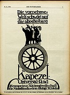 Titelblatt der Nummer 21 von Der Motorfahrer 1914
