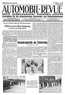 Titelblatt der Nummer 34 von Automobil-Revue Zeitungen 1942