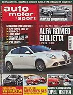 Titelblatt der Nummer 10 von auto motor und sport 2010