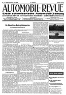 Titelblatt der Nummer 17 von Automobil-Revue Zeitungen 1945