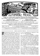 Titelblatt der Nummer 2 von Automobil-Revue Zeitungen 1907