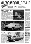 Titelblatt der Nummer 9 von Automobil-Revue Zeitungen 1981
